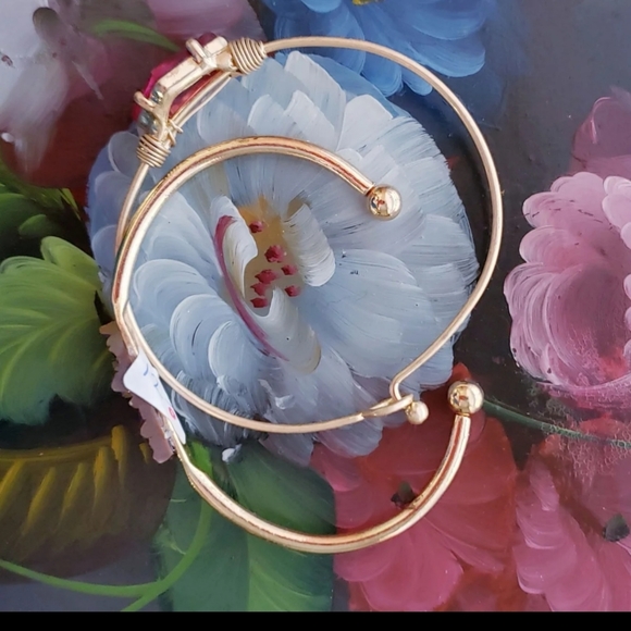 NWT 2 Artisan Bracelets, Handmade, Purple Druzy, Pink Crystal, Lovely and Unique - Picture 10 of 10